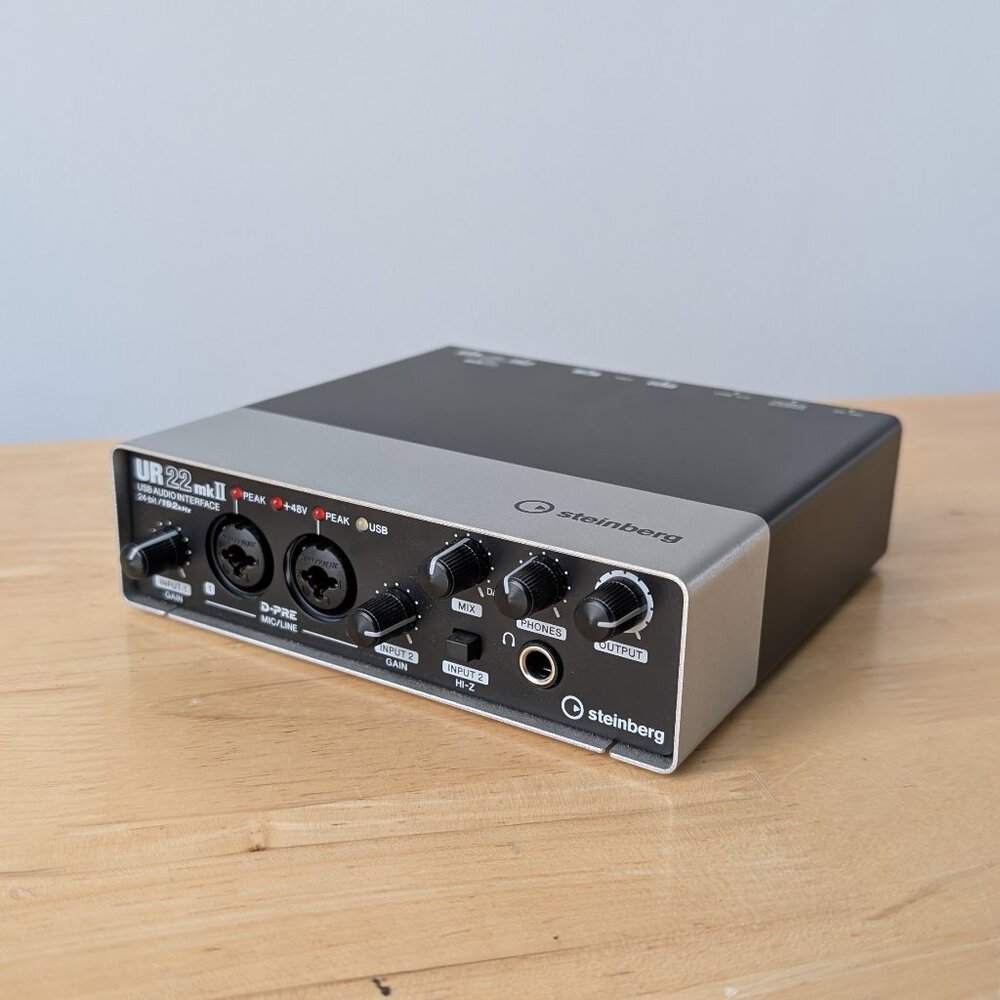 Steinberg UR22mkII USB Audio Interface (2-In / 2-Out)